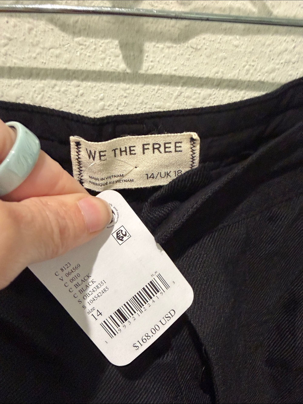 Free People/We the free Maven Cozy Cropped Harem Pants. NWT - Picture 5 of 6
